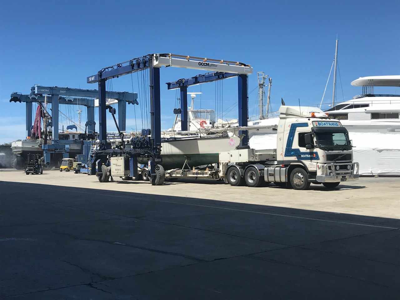 Competitive yacht delivery rates in Australia